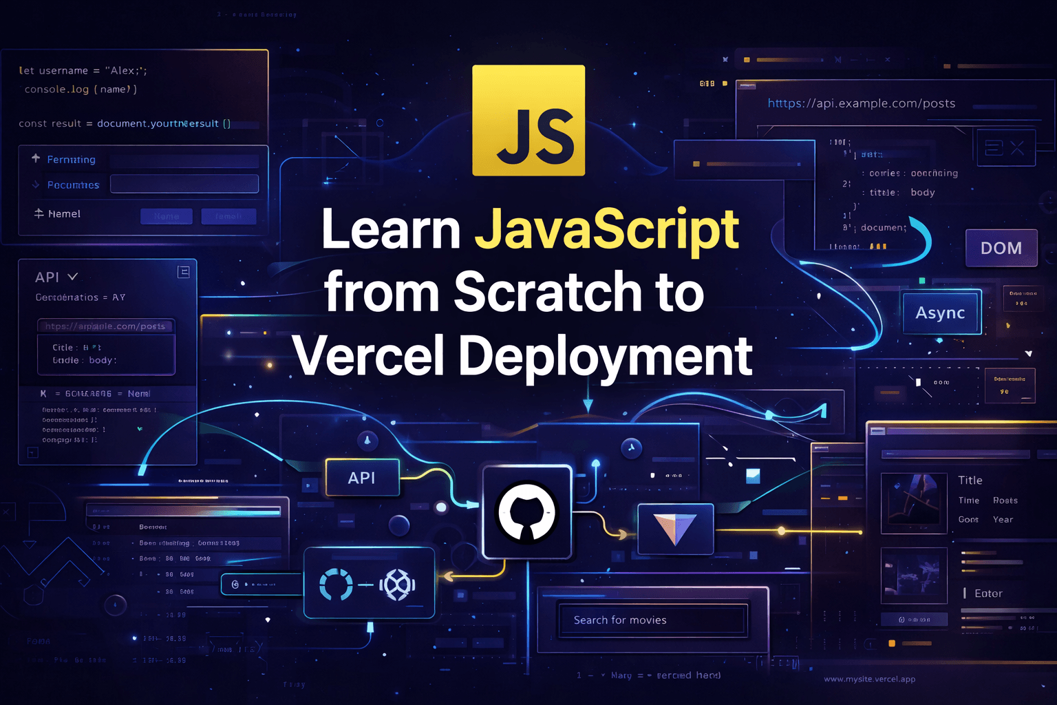 Learn JavaScript from Scratch to Vercel Deployment