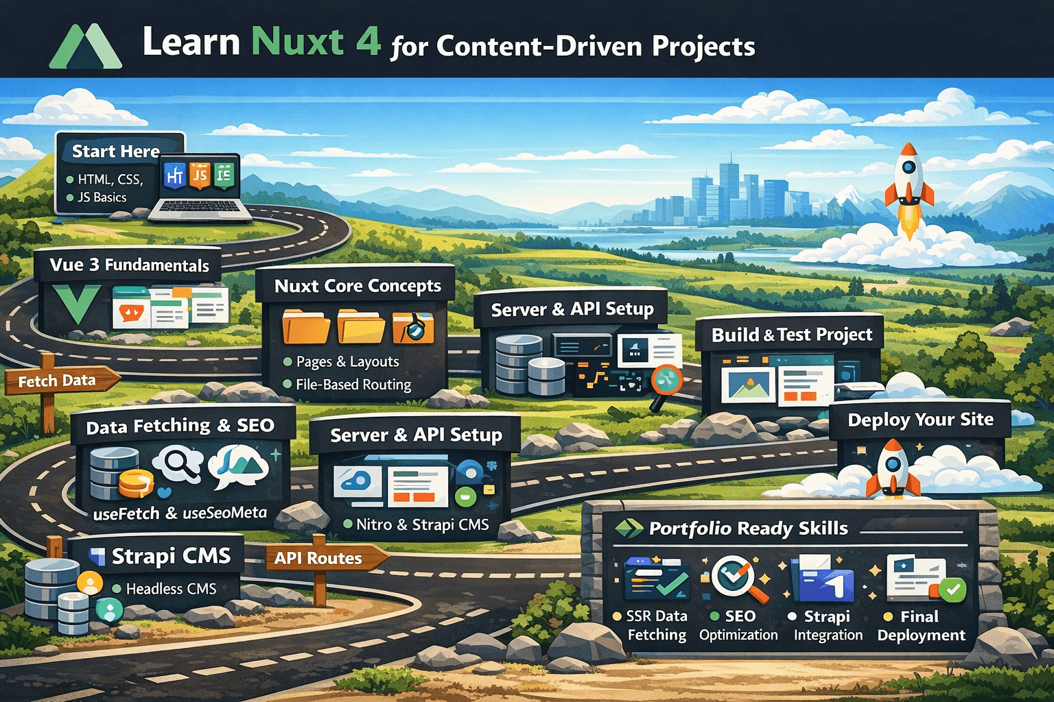 Learn Nuxt 4 for Content-Driven Projects