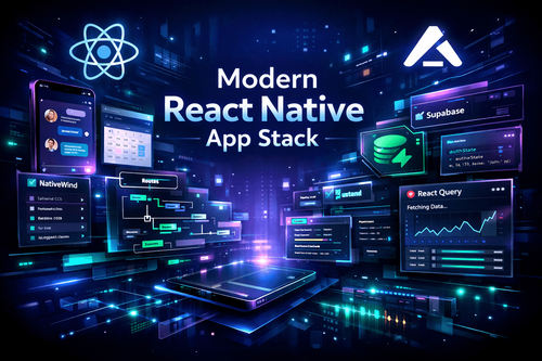 Modern React Native App Stack with Expo, Supabase, NativeWind, and Zustand