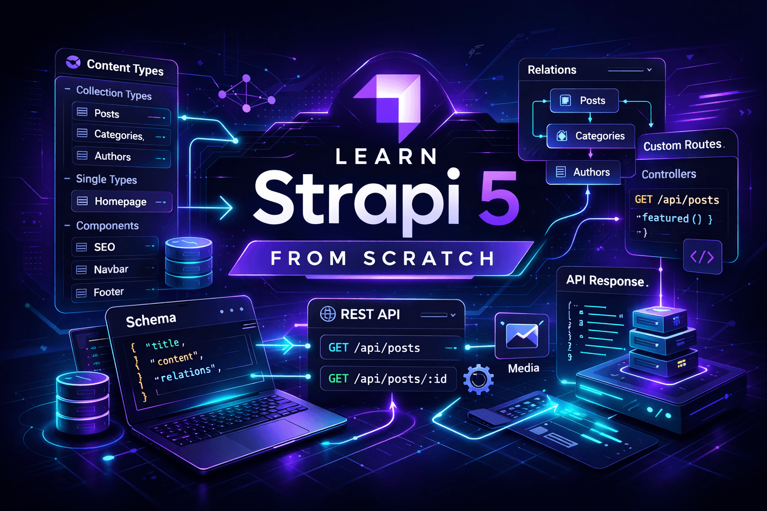 Learn Strapi 5 from Scratch for Modern Content Platforms